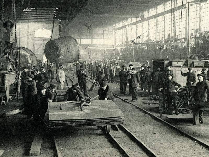 07-fives-lille-1911.jpg - Atelier de Chaudronnerie - Côté des Machines-Outils