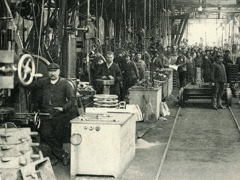 68-fives-lille-1911.jpg - Mécanique Générale - Vue d'ensemble de l'Atelier des Machines-Outils