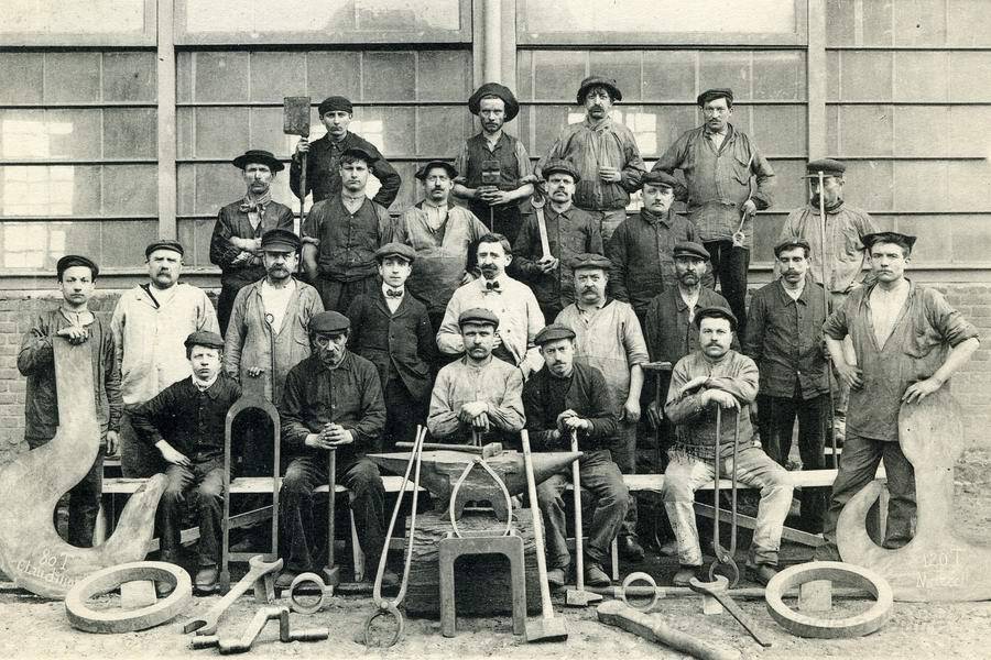 74-fives-lille-1911.jpg - Groupe des forges